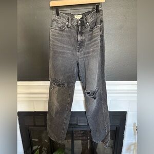 Madewell baggy straight jeans